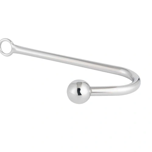 AllNight 3294 Smooth Sex Hook Anal Toy Metal 0126